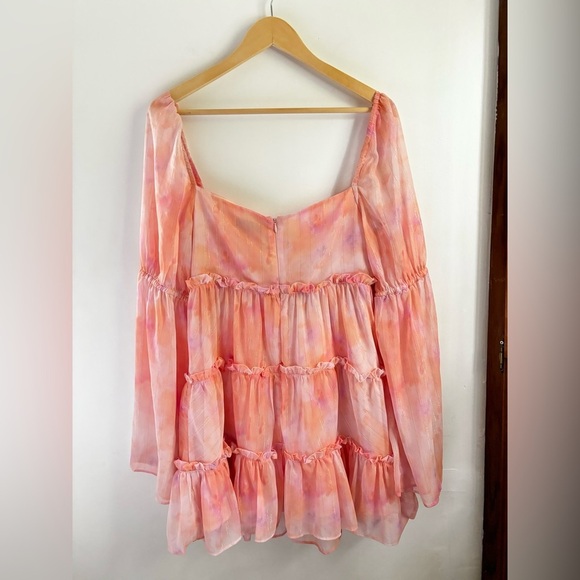 MAJORELLE | Ailish mini dress in tye dye multi | size large - Picture 4 of 11